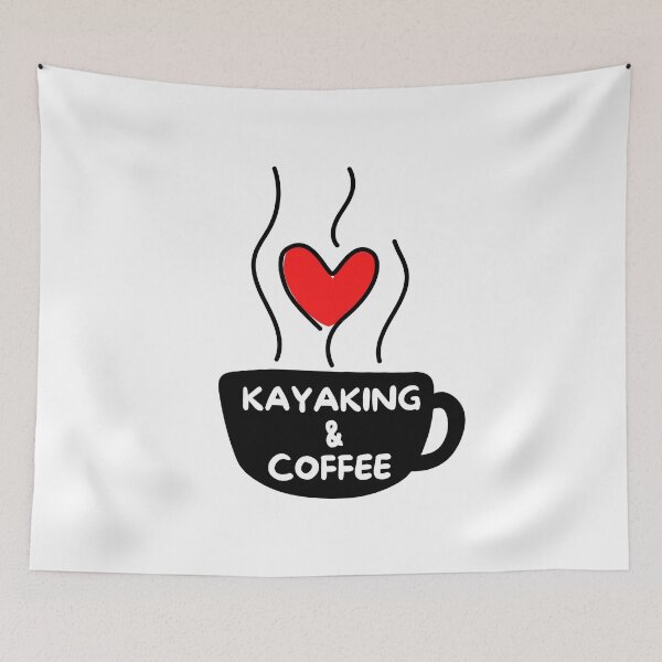 Item preview, Kayaking & coffee designed and sold by TheGreenGoat.