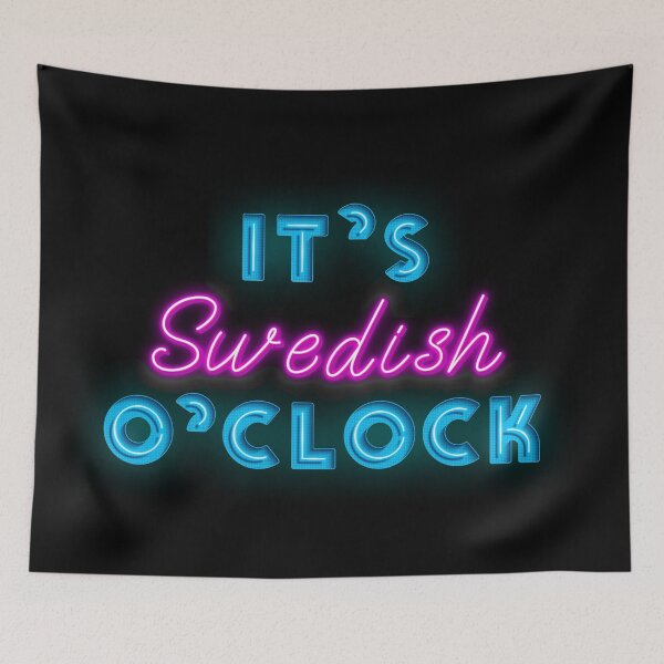 Item preview, It is Swedish O`clock Cool Neon Sign  designed and sold by Urosek.