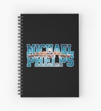 michael phelps Spiral Notebook