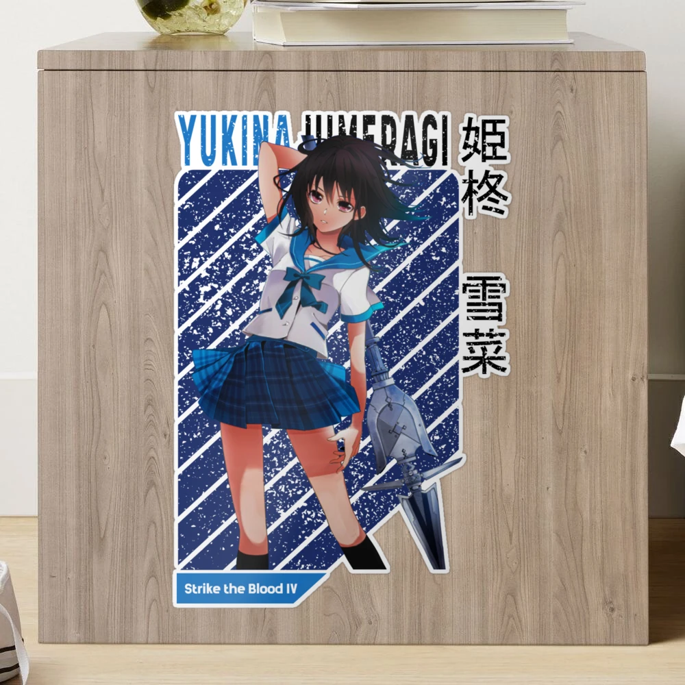 Yukina Himeragi - Strike the Blood IV Sticker for Sale by ice-man7