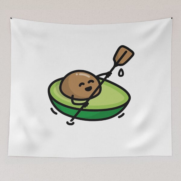 Item preview, Funny canoe, canoeing, avocado, pun, kayak, rowing designed and sold by LaundryFactory.