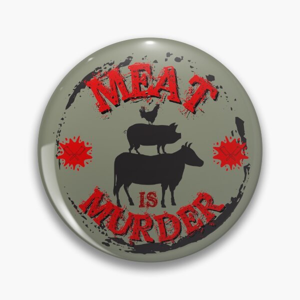 Item preview,  Meat is murder designed and sold by Growwithme.