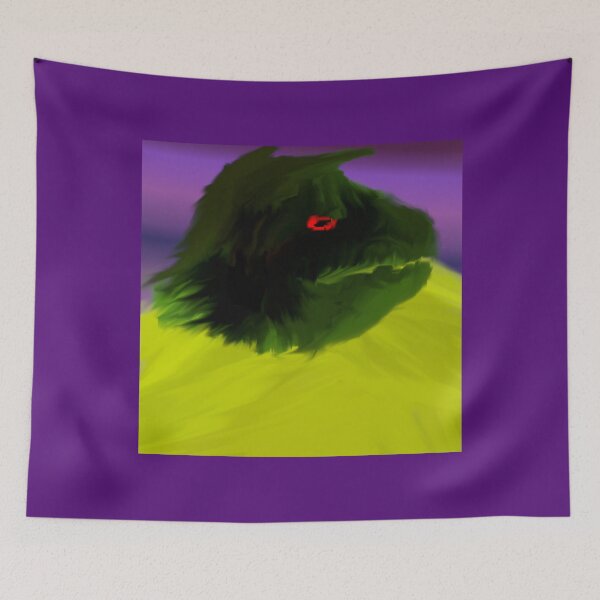 Item preview, SLAY YOUR DRAGONS_Fallen Green Dragon (Evening Outside) designed and sold by SelfUpgrade.