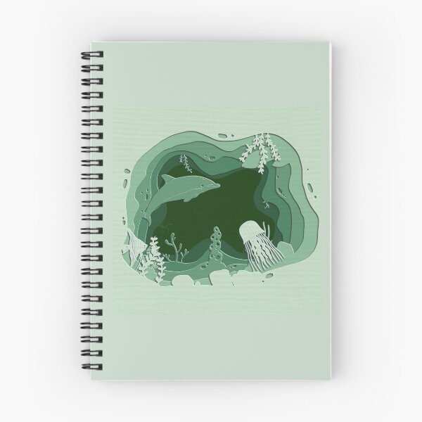 Item preview, Paper sea, green designed and sold by DaniDoo.