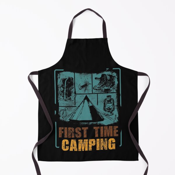 Item preview, FIRST TIME CAMPING T SHIRT designed and sold by STTrillionTEES.