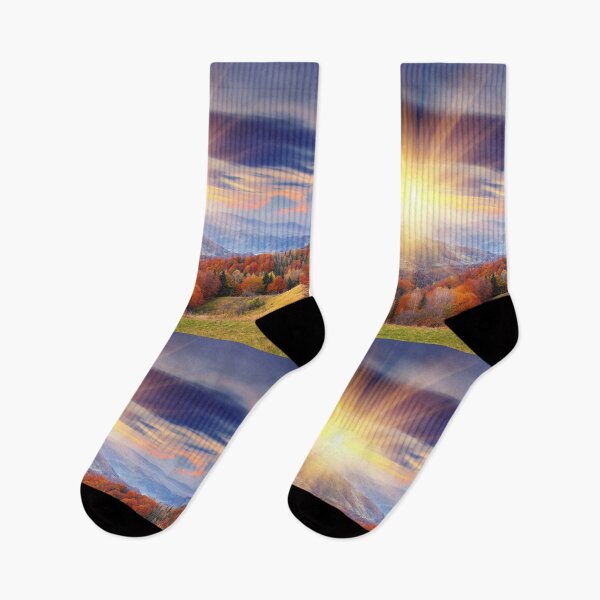 Item preview, mountains at sunset designed and sold by filon19931.