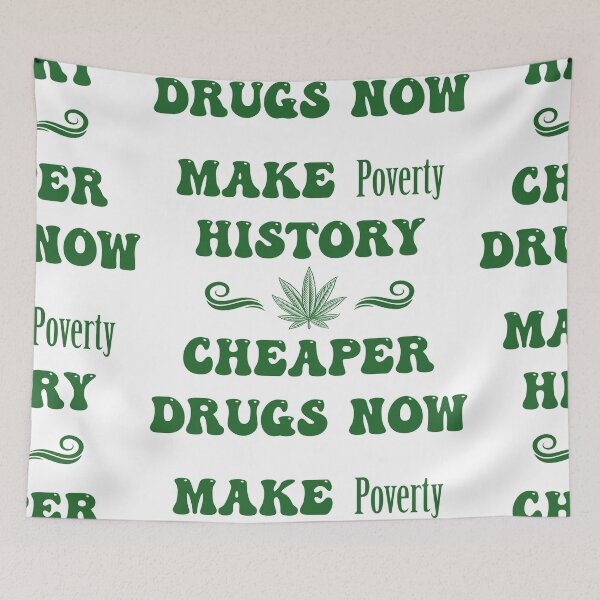 Item preview, Make Poverty History Cheaper Drugs Now - Large in Green designed and sold by NoMatterLab.