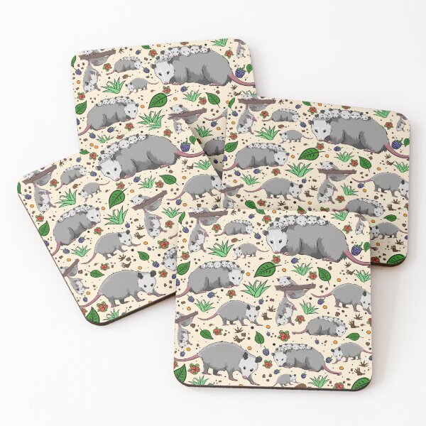 Item preview, Opossum family, possum  designed and sold by PawsoMania.