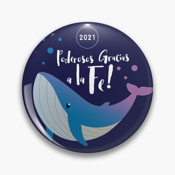Item preview, Poderosos Gracias A La Fe! | 2021 Convention | Whale Illustration Spiral Notebook designed and sold by Kim Liester Lagura.