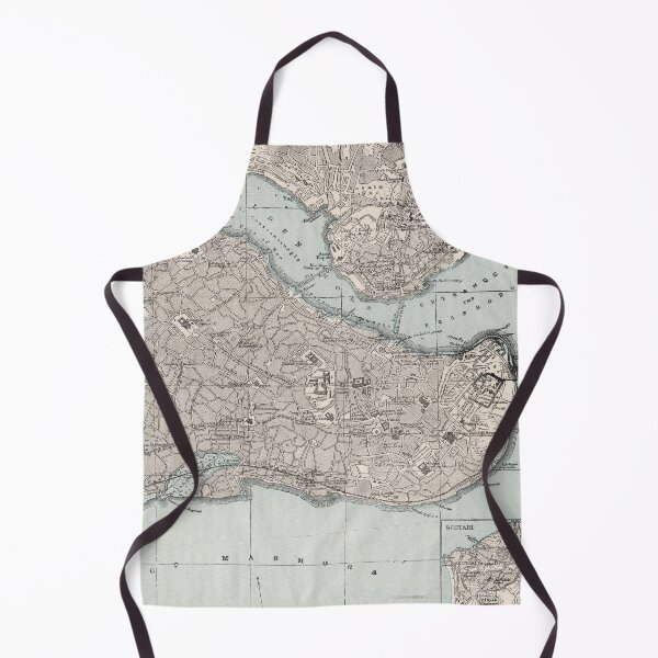 Item preview, Old Constantinople Map (1893) Vintage Istanbul Turkey Atlas designed and sold by BravuraMedia.