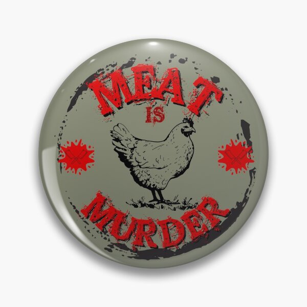 Item preview, Meat is murder designed and sold by Growwithme.