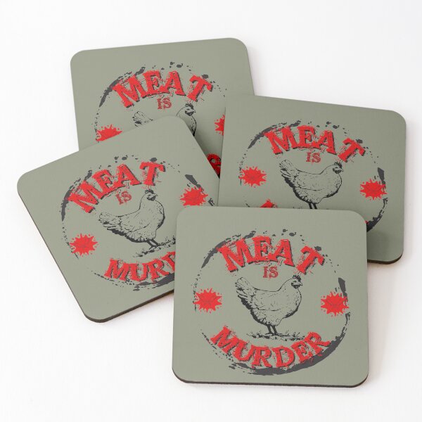 Item preview, Meat is murder designed and sold by Growwithme.
