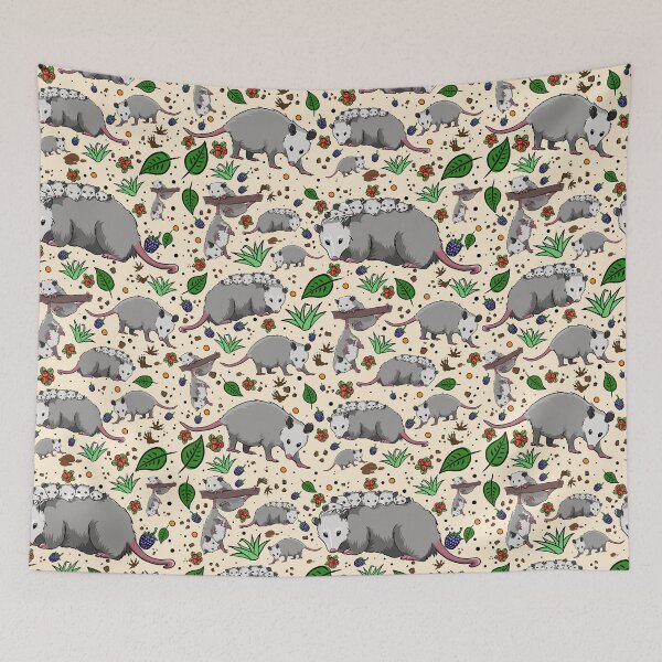 Item preview, Opossum family, possum  designed and sold by PawsoMania.