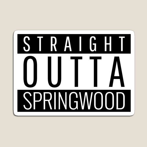 Item preview, Straight Outta Springwood New South Wales  designed and sold by Teelogic.
