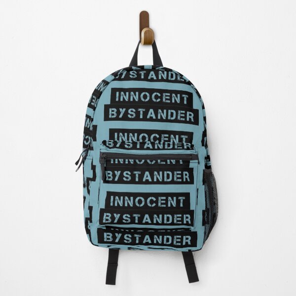 Item preview, Innocent bystander not guilty or involved funny (black) designed and sold by SolidEarthArt.