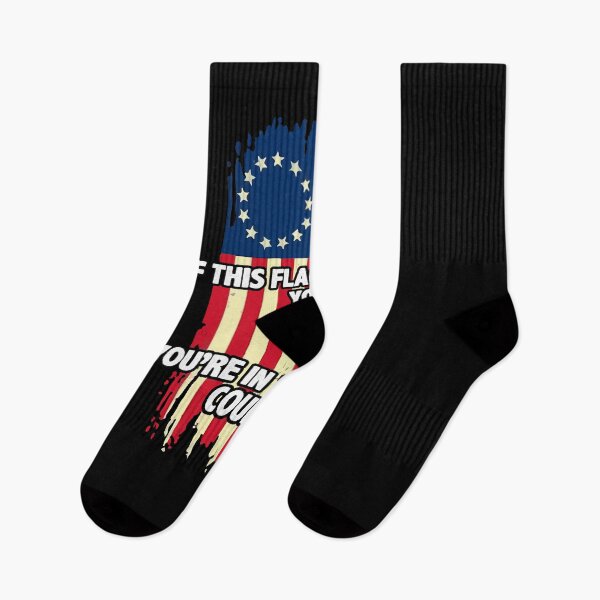 Item preview, If This Flag Triggers You You're In The Wrong Country 1776 designed and sold by Dressed For  Duty.
