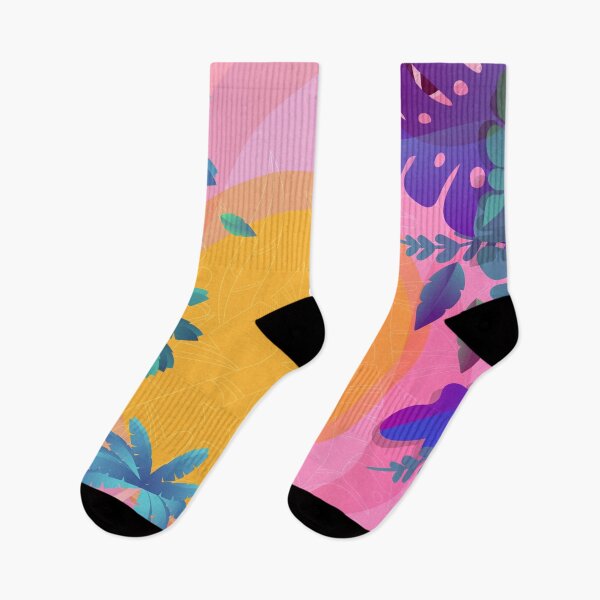 Item preview, Pink Vaporwave Tropical Island, Tropical Plants designed and sold by PadMode.