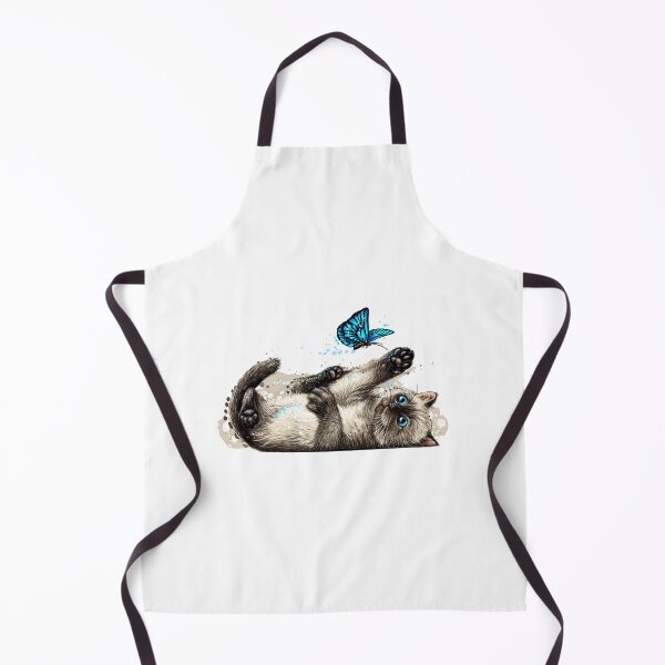 Item preview, Cat Play with Butterfly designed and sold by LeHongTien.