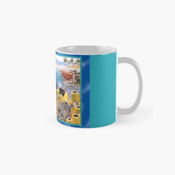 Under-water scene, Tobago. Classic Mug