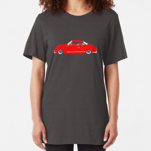 Red Karmann Ghia Slim Fit T-Shirt