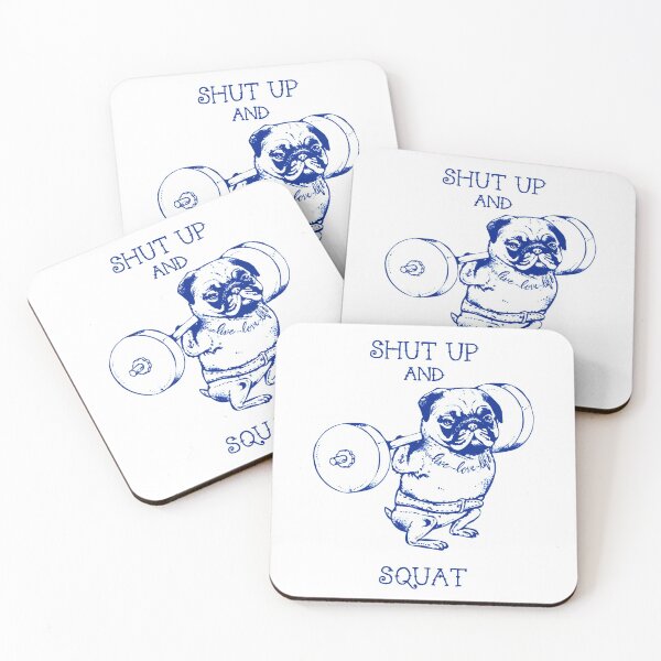 Item preview, Pug Dog - Shut up and Squad designed and sold by LeHongTien.