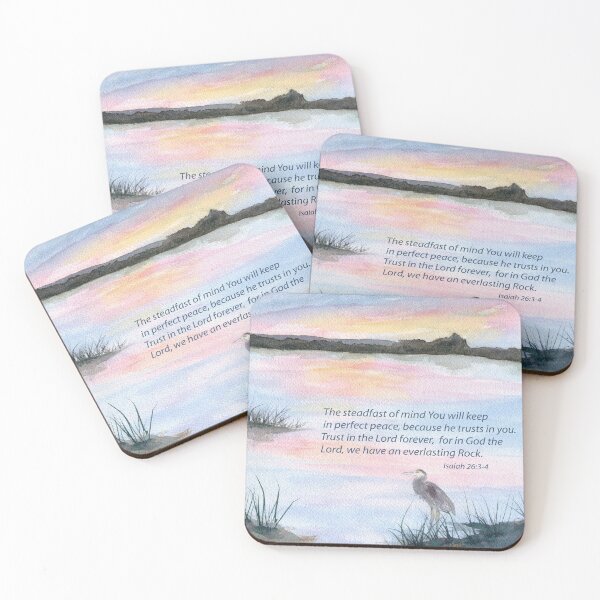 Item preview,   Our Peace- Isaiah 26:3-4 designed and sold by Diane Hall Watercolors.