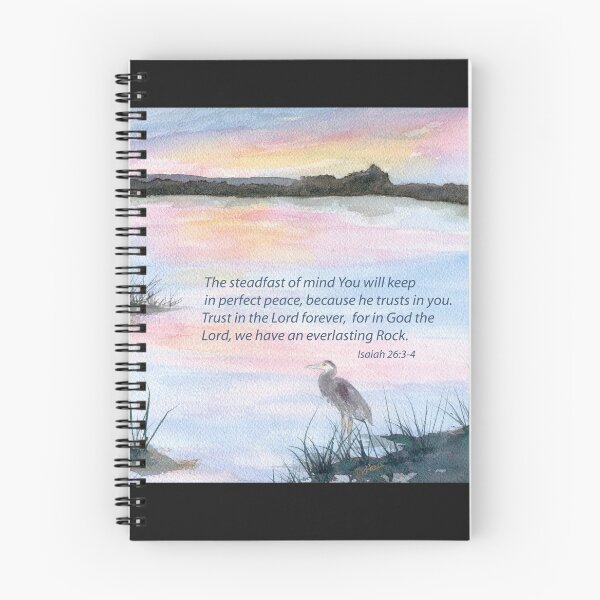 Item preview,   Our Peace- Isaiah 26:3-4 designed and sold by Diane Hall Watercolors.