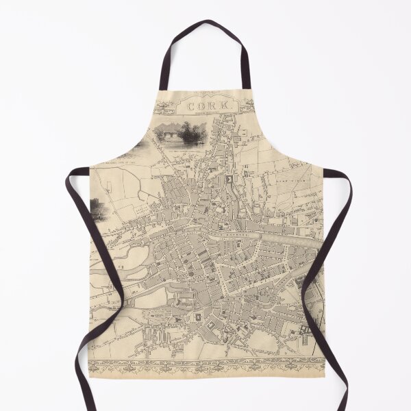 Item preview, Old Cork Ireland Map (1851) Vintage Corcaigh City & Street Atlas designed and sold by BravuraMedia.