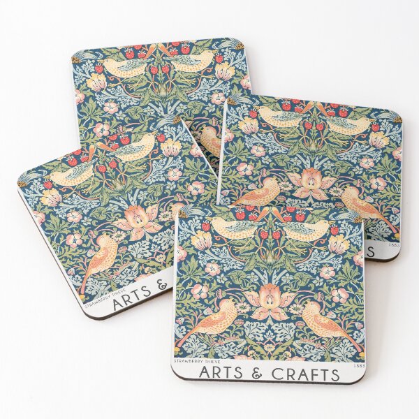 Item preview, William Morris - Strawberry Thieve - Exhibition Poster - Vintage Art Print designed and sold by Rakhi-Space.