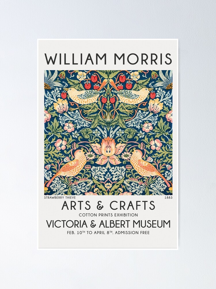 William Morris Exhibition Poster - Blackthorn