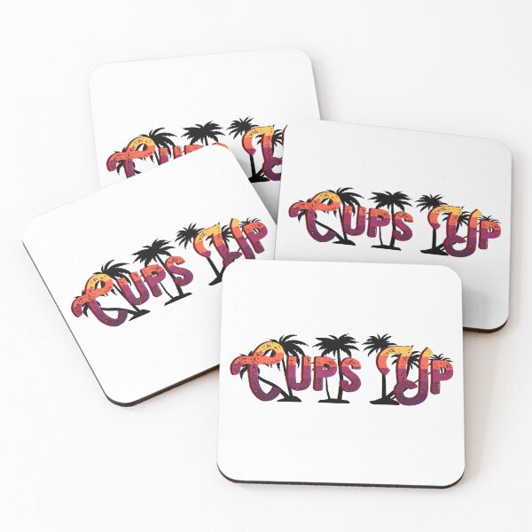 Item preview, Cups Up Palm Trees designed and sold by Jodoillustration.