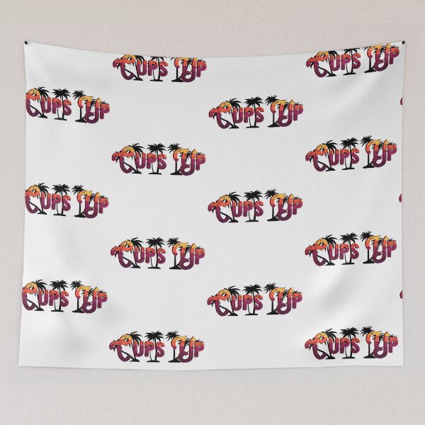 Item preview, Cups Up Palm Trees designed and sold by Jodoillustration.