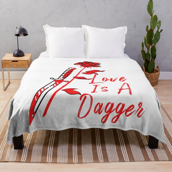 Item preview, Love Is A Dagger With Rose - Artsy & Handwritten designed and sold by ecdato.
