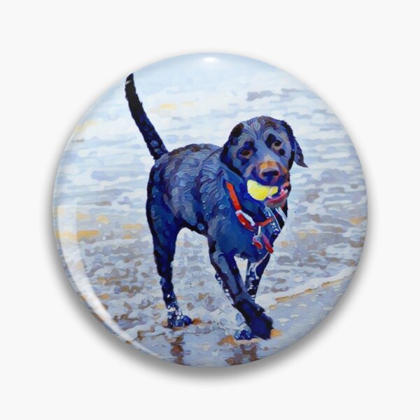 Item preview, My Beech Loves the Black Lab Funny Abstract Dog Meme designed and sold by PeriodicLabel.