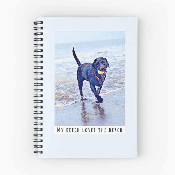 Item preview, My Beech Loves the Black Lab Funny Abstract Dog Meme designed and sold by PeriodicLabel.