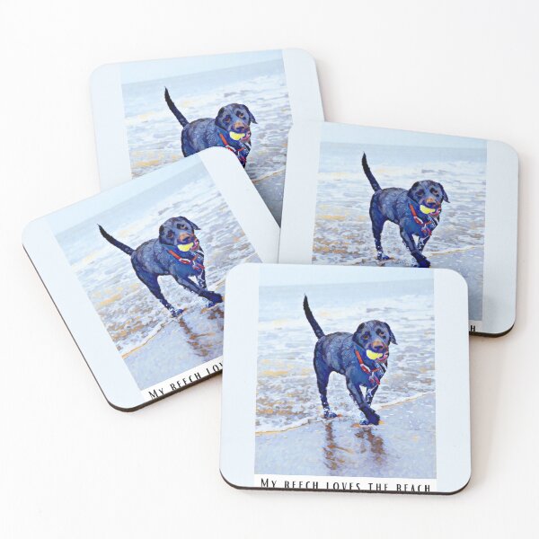 Item preview, My Beech Loves the Black Lab Funny Abstract Dog Meme designed and sold by PeriodicLabel.