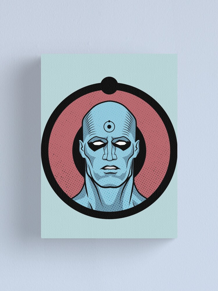 Rorschach canvas, Jon Osterman print, Doctor Manhattan, Street wall good art, Rain print, Comics wall art, Comics canvas, Home Office decor