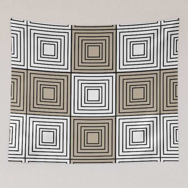 Item preview, Geometric Concentric Squares designed and sold by Nisha Prabhu.
