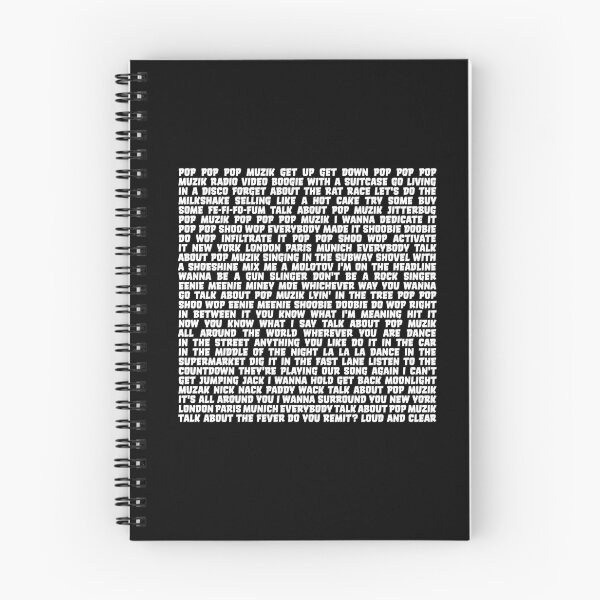 Item preview, Pop Muzik - M (lyrics) v.7 designed and sold by x1brett.