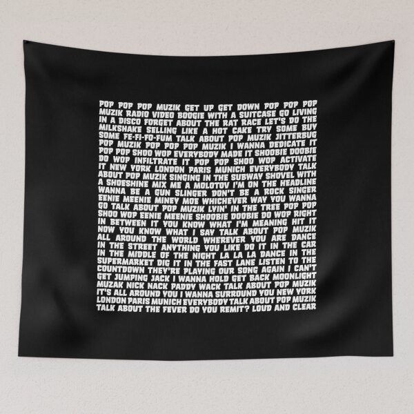 Item preview, Pop Muzik - M (letra) v.7 designed and sold by x1brett.