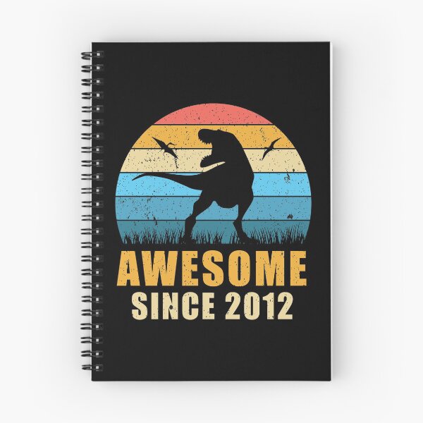 Item preview, Copia de Awesome Since 2012 9th Birthday Dinosaur T-Rex 9 años designed and sold by Customkitstudio.