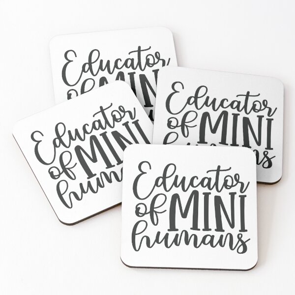 Artikelvorschau, Erzieher von Mini-Menschen - lustiges Lehrerzitat/Geschenk (schwarz) entworfen und verkauft von PickaSticka.