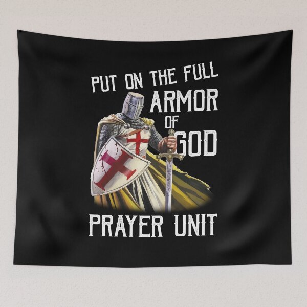 Item preview, Put On The Full Armor Of God Christian Religious Quote designed and sold by Dressed For  Duty.