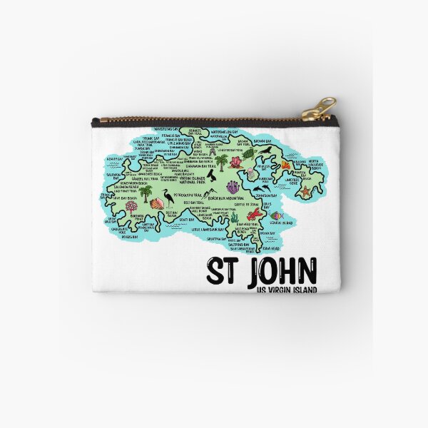 Item preview, St John Map  designed and sold by fiberandgloss.