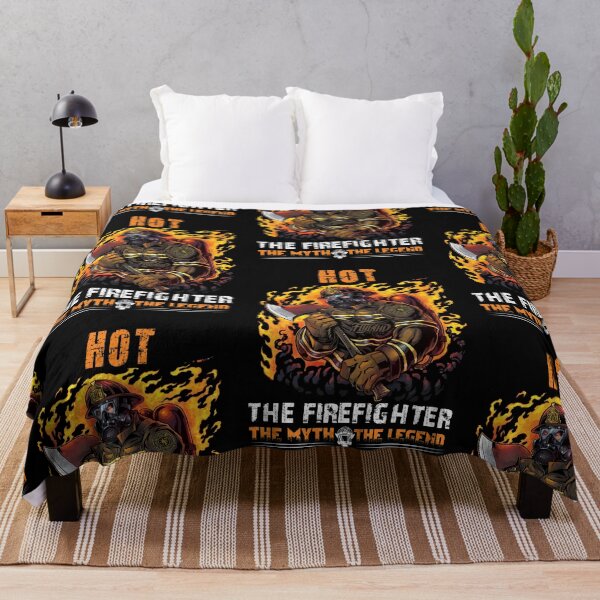 Item preview, Firefighter The Myth The Legend, Hot Firefighter designed and sold by SportyDogShop.