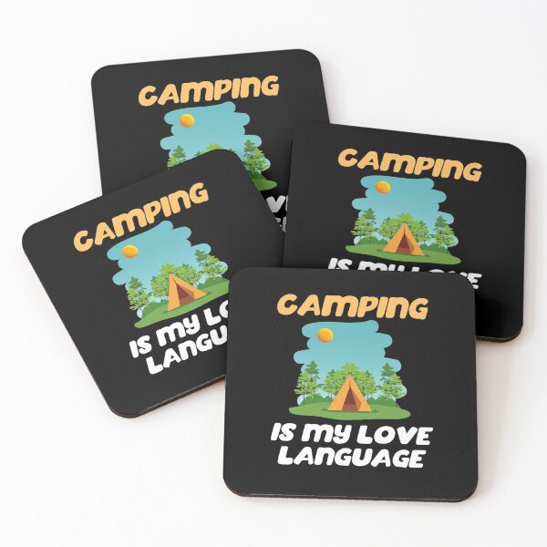 Item preview, Camping Is My Love Language outdoor camping lovers  designed and sold by wackodesign.