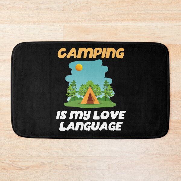 Item preview, Camping Is My Love Language outdoor camping lovers  designed and sold by wackodesign.