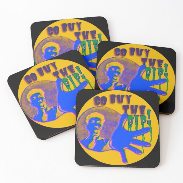 Item preview, Buy the Dip | Crypto Hodler | Vintage | Yellow | Pop Aesthetics designed and sold by spinolator.