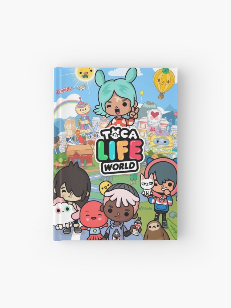 toca boca and gacha life Hardcover Journal for Sale by kader011