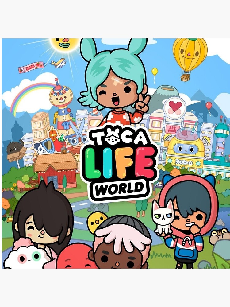 toca boca and gacha life Magnet for Sale by kader011